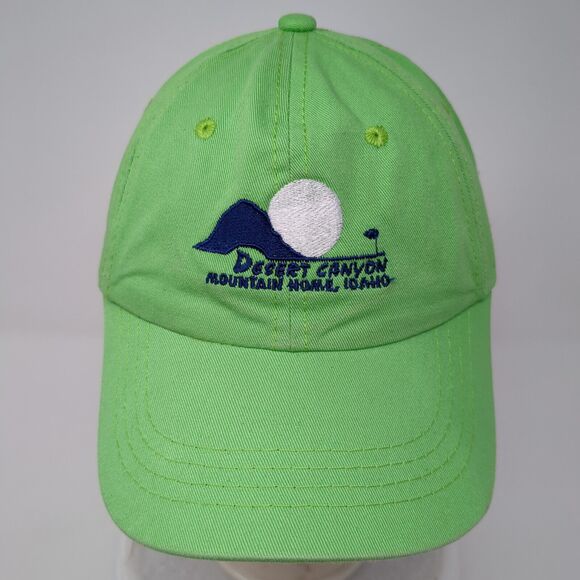 Desert Canyon Mountain Home Idaho Slideback Hat Green OS Adjustable Town Talk - Picture 2 of 8
